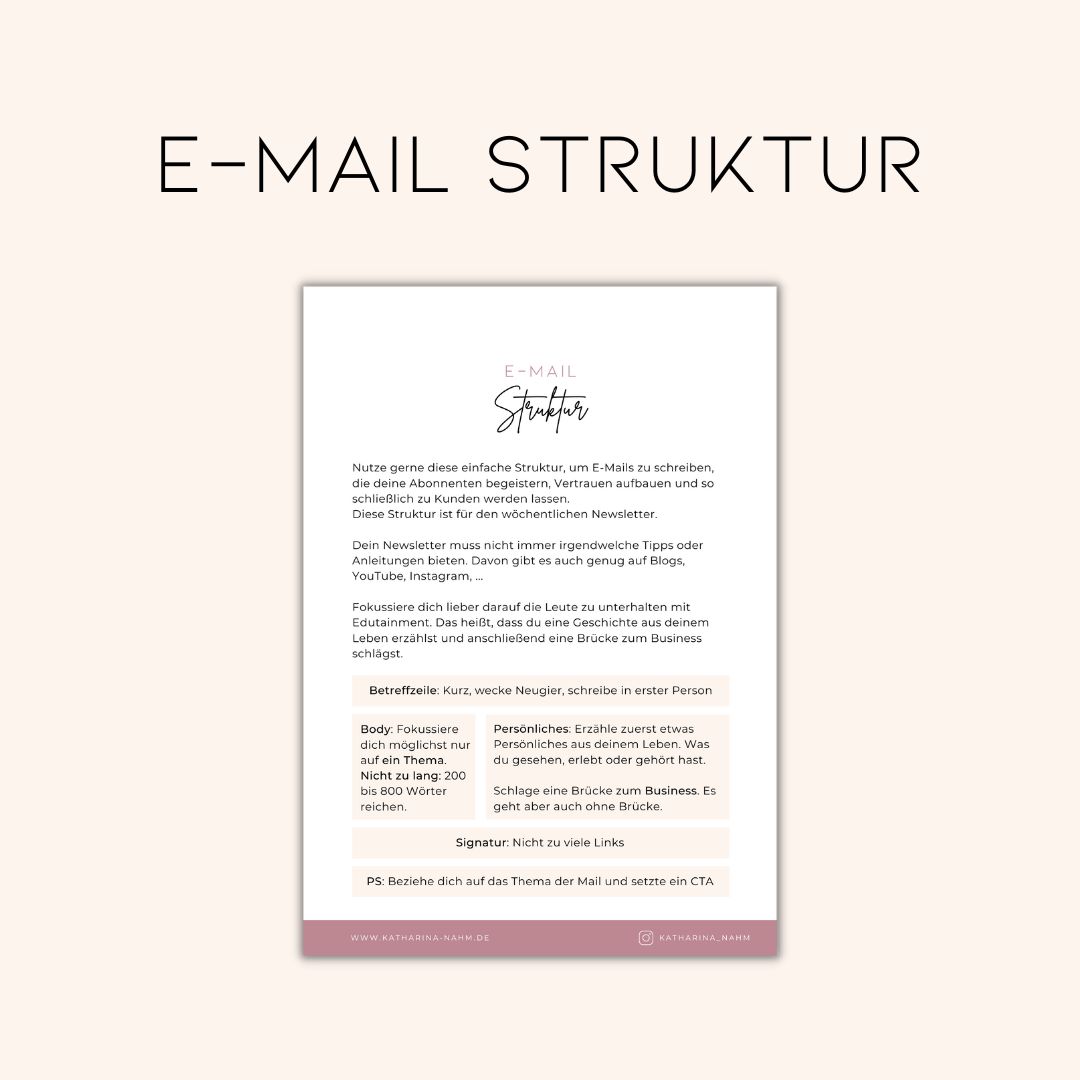 E-Mail Struktur