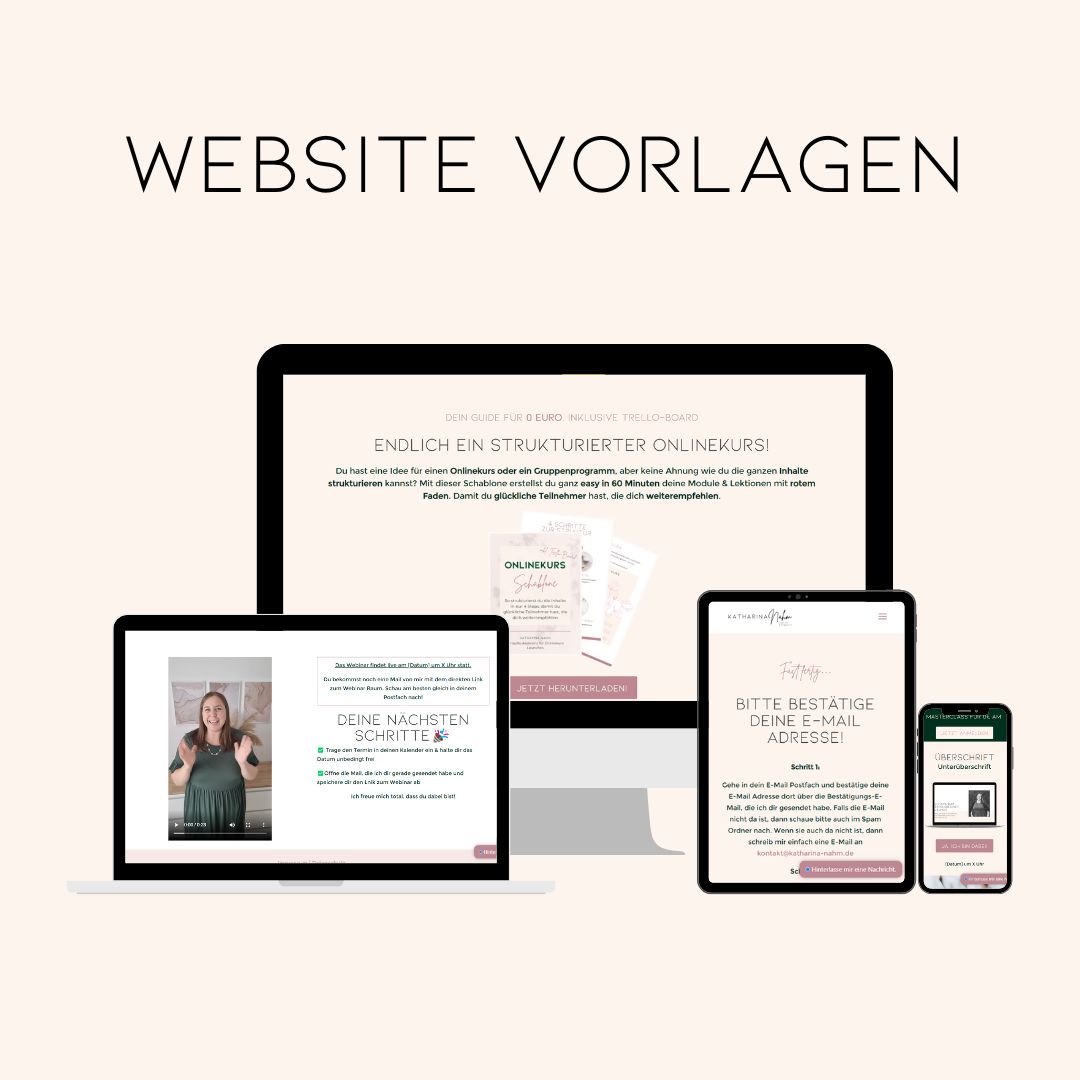 Website Vorlagen