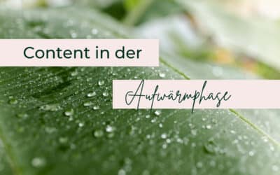 Diesen Content musst du in der Aufwärmphase deines Onlinekurs Launches erstellen