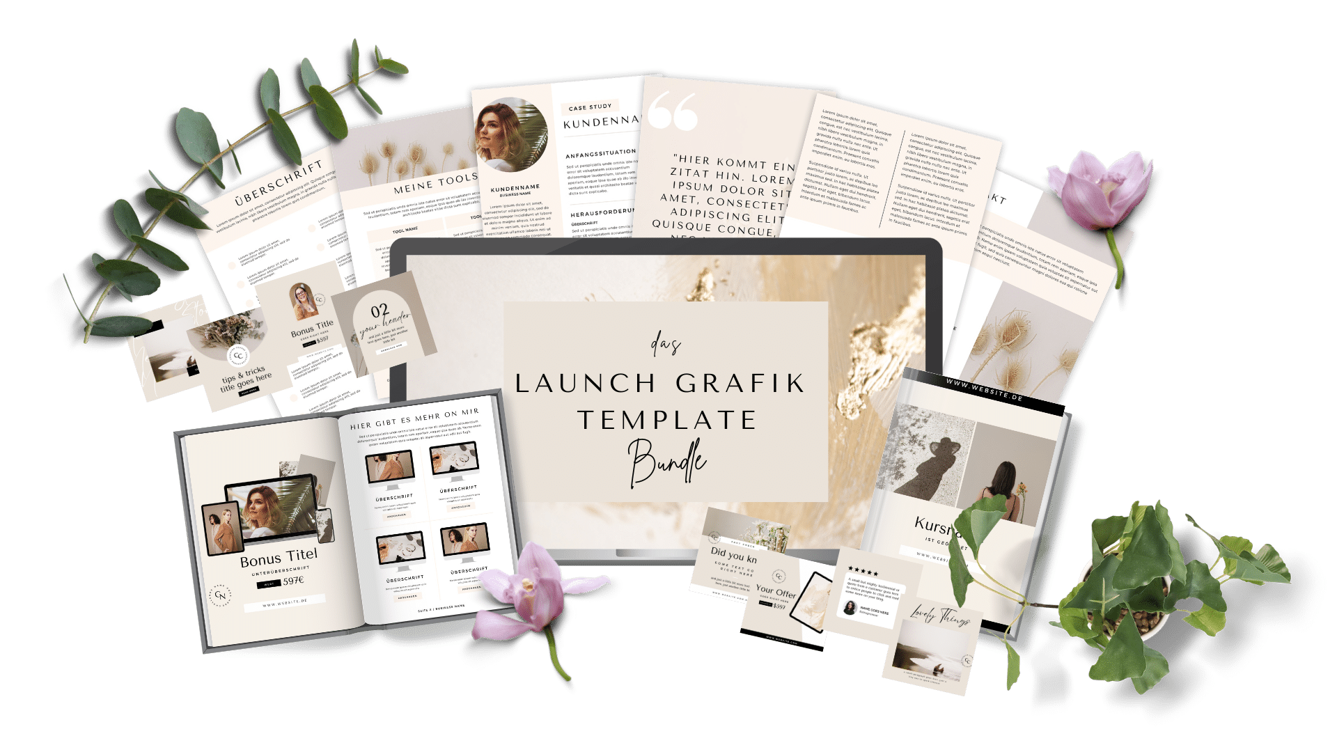 Mockup Launch Template Bundle